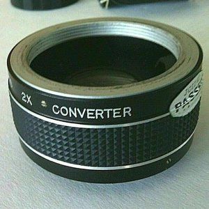 Hanimex Auto 2X Converter M42 mount + Case Teleconverter JCII 42 Japan Screw Fit